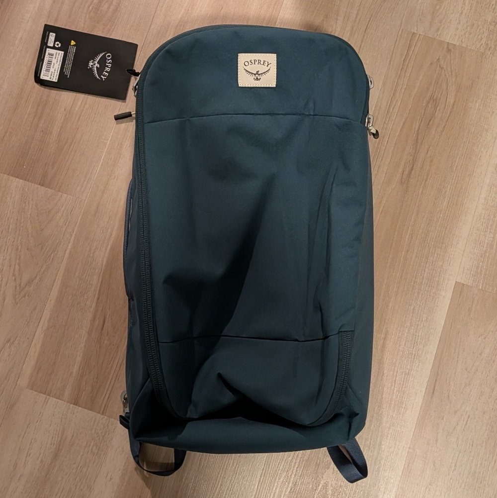 Osprey Teal Arcane Travel Backpack
